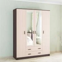 Шкаф Лагуна-016 венге/дуб молочный