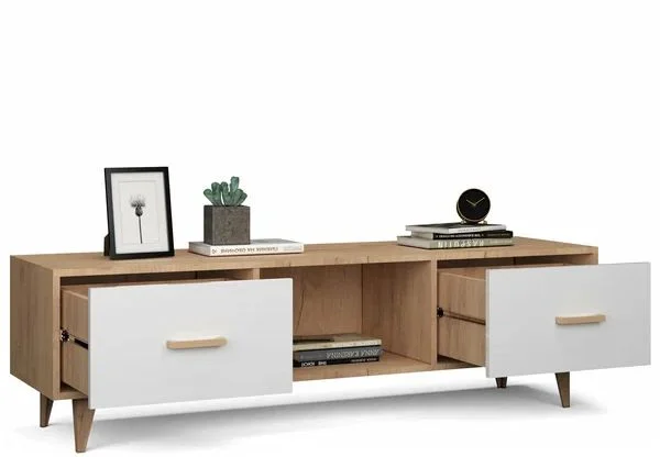 Тумба Эго Т-3 (НГ) дуб крафт золотой/белый глянец Тумба Эго Т-3 (НГ) дуб крафт золотой/белый глянец