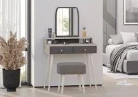 Трюмо 4-25916 дуб крафт серый/графит