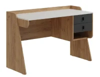 Стол письменный 1 Омега-3 дуб золотистый/антрацит/белый