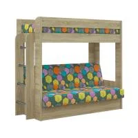 Диван-кровать двухъярусная дуб сонома