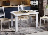 Стол раздвижной Хьюстон тип 4 белый/дуб крафт золотой Стол раздвижной Хьюстон тип 4 белый/дуб крафт золотой