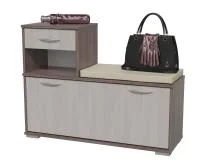 Тумба под обувь Лира ГК 2-0714 бодега тёмный/бодега светлый