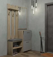 Прихожая Копенгаген дуб самдал/серый графит