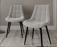 Стул Президент бежевый софт (2 шт)