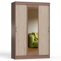 Шкаф-купе СВК-1300 ясень шимо светлый/ясень шимо тёмный