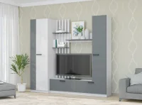 Гостиная Юджи анкор светлый/графит