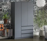 Шкаф с тремя ящиками и тремя дверками МШ 1200.1 графит