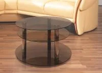 Журнальный стеклянный стол-5