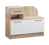 Тумба под обувь Денвер дуб сонома/белый