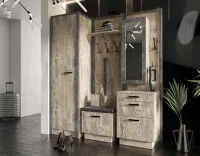 Модульная прихожая Амели  дуб юкон/бетон темный