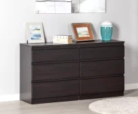 Комод Кастор 6 ящиков венге