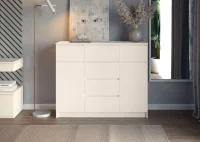 Комод с ящиками и дверками Мори МК 1200.4 сатин