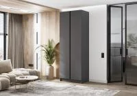 Шкаф 2-х створчатый Келвин 800 графит