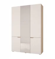Шкаф 3-х створчатый Анталия дуб сонома/белый софт