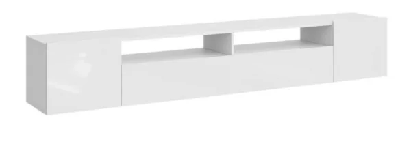 Тумба под ТВ Соло-16 белый глянец Тумба под ТВ Соло-16 белый глянец