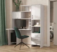 Стол компьютерный №6 ясень анкор светлый