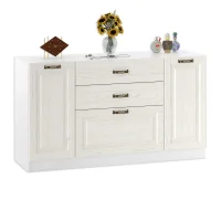 Комод Ливерпуль ясень ваниль/белый