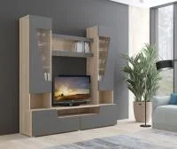 Гостиная Анталия-2 дуб сонома/графит софт