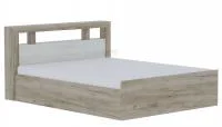 Кровать Ольга-19 дуб крафт серый/дуб крафт белый