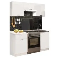 Кухня Дуся 1.6 белый бриллиант