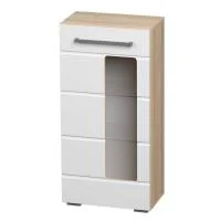 Пенал Милан ШК-14 дуб сонома/белый глянец