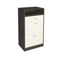 Тумба для обуви Вега ОБ-3 венге/дуб белфорд Тумба для обуви Вега ОБ-3 венге/дуб белфорд