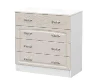 Комод Венеция КМ-02 белый/жемчуг