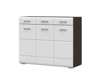 Комод Вегас 1200 венге/белый глянец