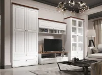 Модульная гостиная Валенсия белый