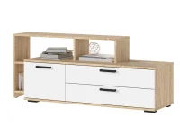 Тумба под ТВ Санса ТВ-01 дуб сонома/белый