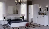 Спальня Нэнси New белый/белый глянец