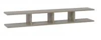 Полка Ольга-19 №2 дуб крафт серый/дуб крафт белый