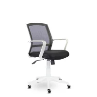 Кресло СН-503 Дэли белый пластик/черный