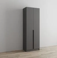Шкаф Мадрид 0,8 графит серый