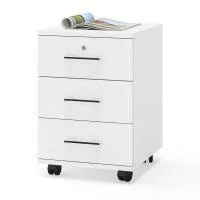 Тумба на колесиках МД 3.02 белый