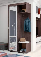 Прихожая Варда ясень темный/белый