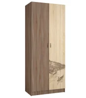 Шкаф Орион ясень шимо/дуб сонома