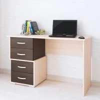 Стол письменный Сити-2 венге/дуб молочный