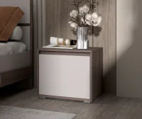 Тумба прикроватная Ника шимо темный/кашемир