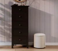 Комод 5 ящиков Кымор черный