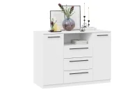 Комод комбинированный Агата белый