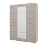 Шкаф 3-х створчатый Ненси ясень шимо светлый/капучино