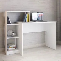 Стол компьютерный Квартет-2 белый