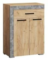 Обувница Галант дуб крафт золотой/ателье светлое