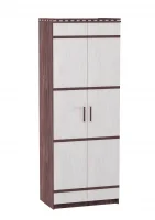 Шкаф 2-х дверный для одежды №2 Ольга-13 ясень анкор темный/ясень анкор светлый