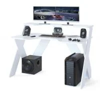 Компьютерный стол Кст-118 белый