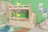 Кровать двухъярусная Юниор-1 дуб молочный