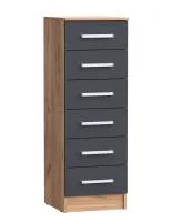 Комод Мартина 400 дуб крафт/графит