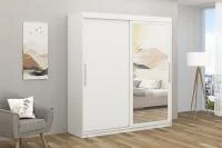 Шкаф-купе 1,7 арт. 007 с зеркалом белый